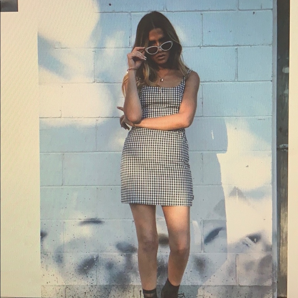Winona Gingham Mod Dress